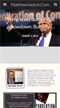 Mobile Screenshot of matthewvadum.com